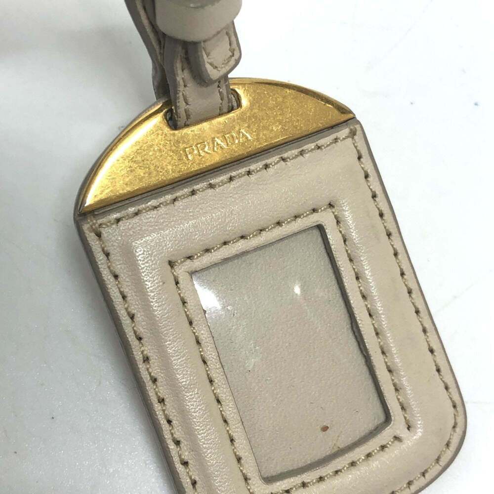PRADA Cream Leather Shoulder Bag - Picture 16 of 16